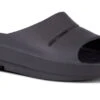 OOfos Men's OOahh Slide Sandal - Black -Fashion Sandals Store 1100BLK shot2