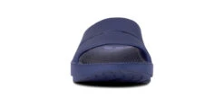 OOfos Women's OOahh Slide Sandal - Navy -Fashion Sandals Store 1100NVY shot3