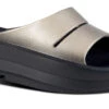 OOfos Women's OOmega OOahh Luxe Sandal - Latte 1 OOfos Women's OOmega OOahh Luxe Sandal - Latte -Fashion Sandals Store 1111BLKLATTE shot2
