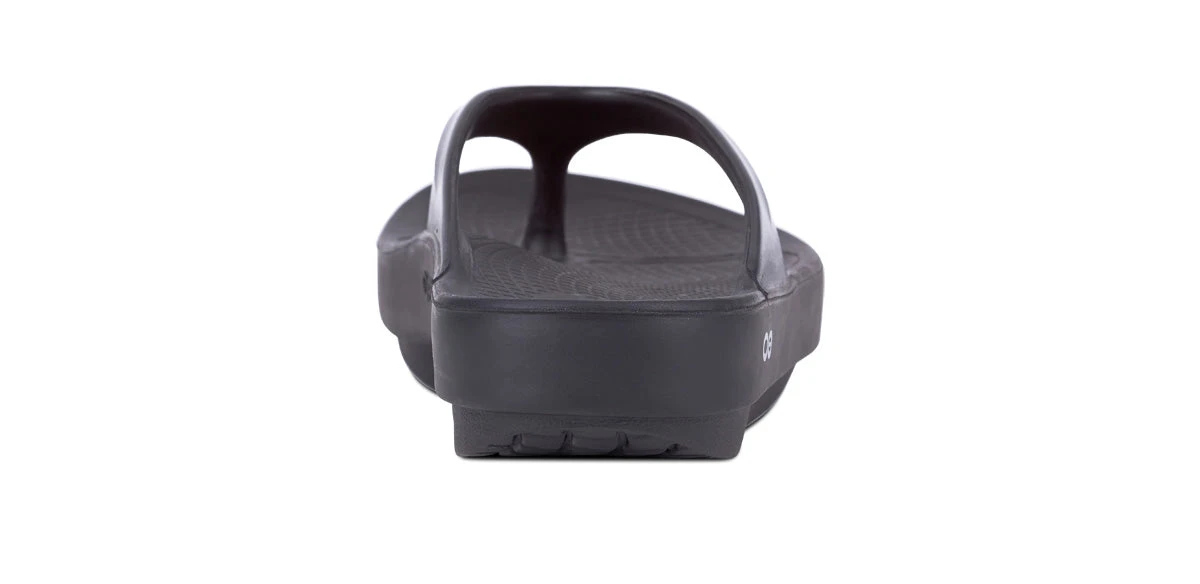 OOfos Women's OOlala Sandal - Black 7 OOfos Women's OOlala Sandal - Black - Image 5