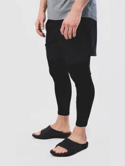 OOfos Men's OOahh Sport Slide Sandal - Black Matte -Fashion Sandals Store 1500mensmatte