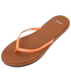 Sanuk Women's Yoga Aurora Flip Flop Hot Coral -Fashion Sandals Store 4429070499883 hotcoral