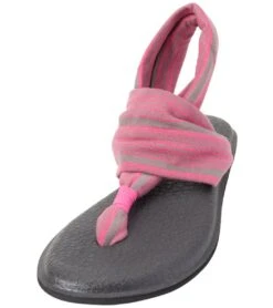 Sanuk Women's Yoga Sling 2 Sandal Charcoal/Hot Pink -Fashion Sandals Store 4429070991403 charcoalhotpink