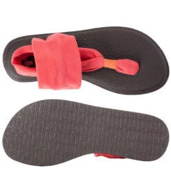 Sanuk Women's Yoga Sling 2 Sandal Coral -Fashion Sandals Store 4429071482923 coral 4a