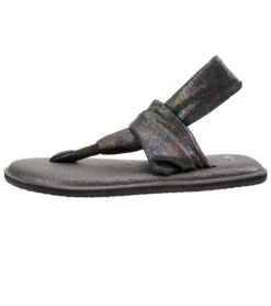 Sanuk Women's Yoga Sling 2 Metallic Sandal -Fashion Sandals Store 4429072269355 blackrainbow 2a 1