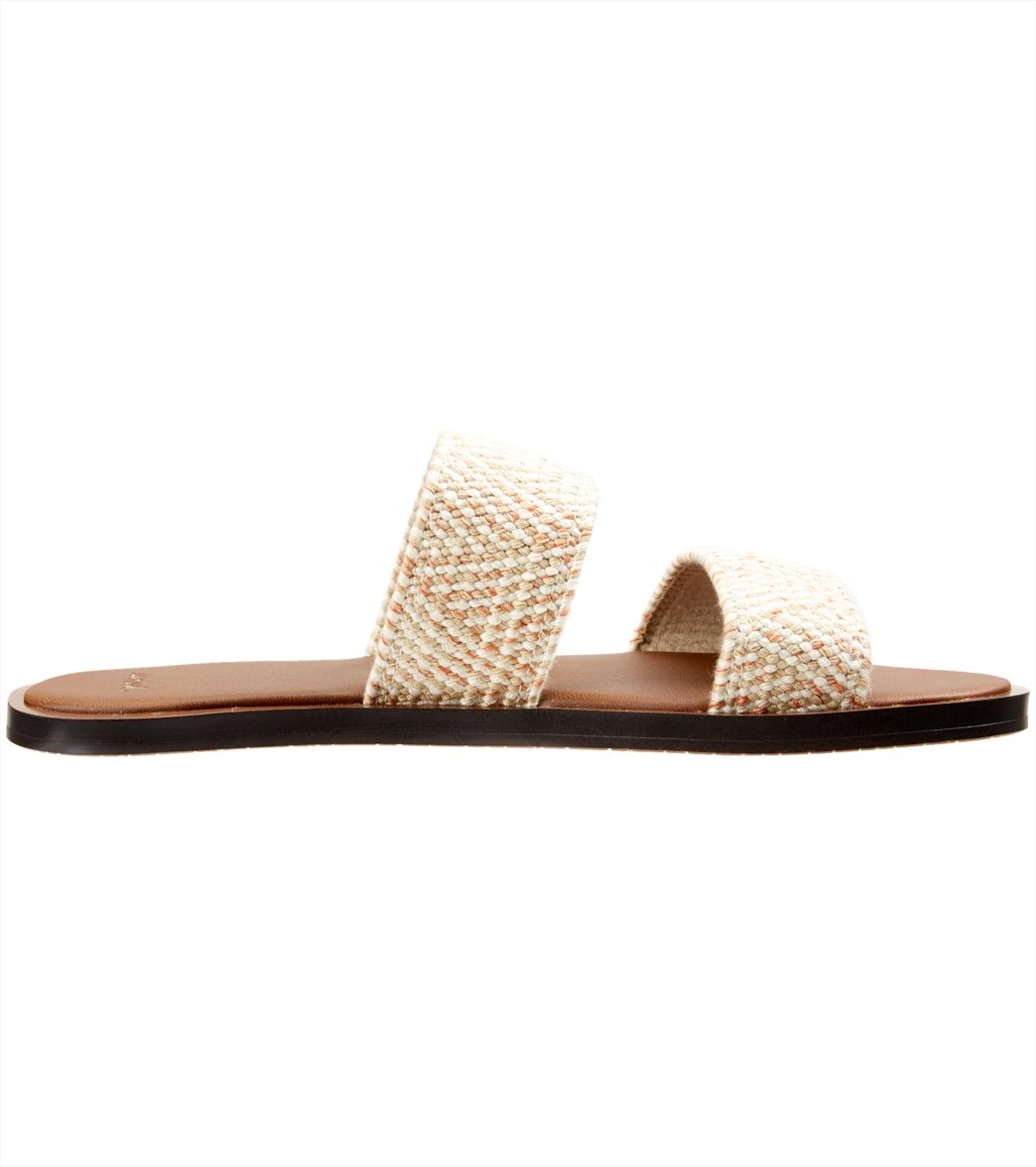 Sanuk Women's Yoga Gora Gora TX Slide Sandal Natural 4 Sanuk Women's Yoga Gora Gora TX Slide Sandal Natural - Image 2