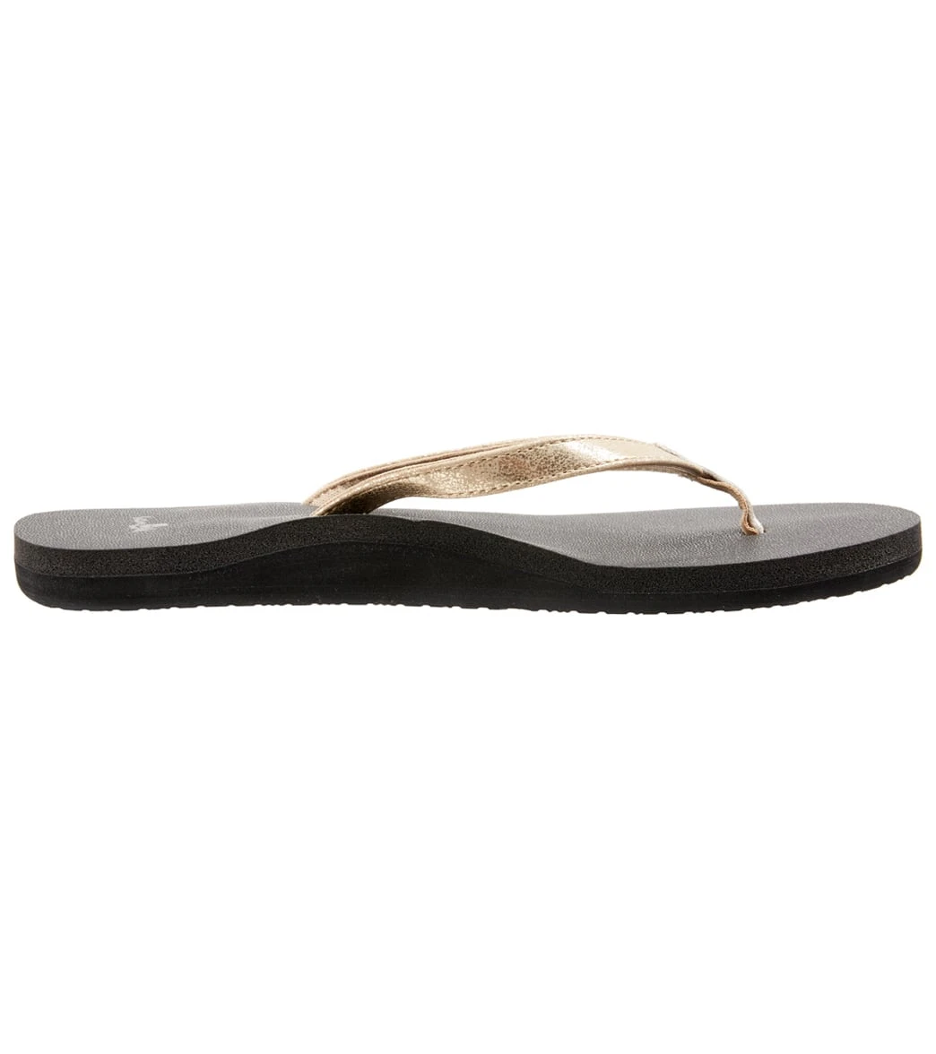Sanuk Women's Yoga Joy Metallic Flip Flop 5 Sanuk Women's Yoga Joy Metallic Flip Flop - Image 3