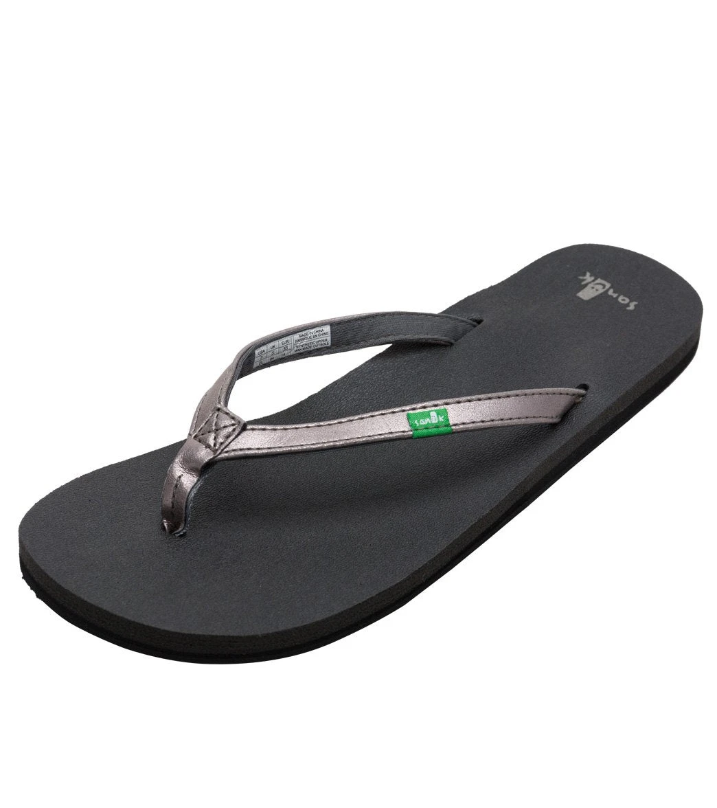 Sanuk Women's Yoga Joy Metallic Flip Flop 9 Sanuk Women's Yoga Joy Metallic Flip Flop - Image 7