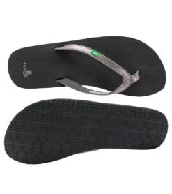 Sanuk Women's Yoga Joy Metallic Flip Flop 30 Sanuk Women's Yoga Joy Metallic Flip Flop -Fashion Sandals Store 4429073383467 pewter 4a