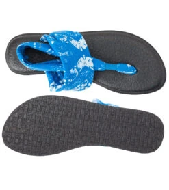 Sanuk Yoga Sling 2 Prints Sandal Bright Blue Tribal -Fashion Sandals Store 4429073678379 brightbluetribal 4a
