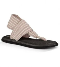 Sanuk Yoga Sling 2 Prints Sandal Tan/Natural Stripes -Fashion Sandals Store 4429073940523 tannaturalstripes