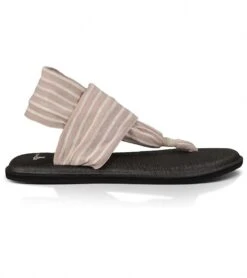 Sanuk Yoga Sling 2 Prints Sandal Tan/Natural Stripes