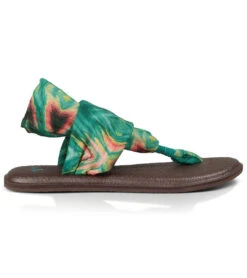 Sanuk Yoga Sling 2 Prints Sandal Teal/Multi -Fashion Sandals Store 4429073973291 tealmulti