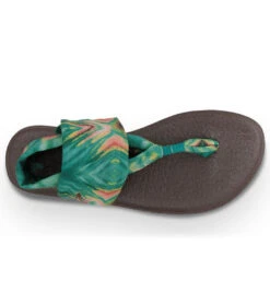 Sanuk Yoga Sling 2 Prints Sandal Teal/Multi -Fashion Sandals Store 4429073973291 tealmulti 5a