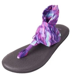 Sanuk Yoga Sling 2 Prints Sandal Purple/Blue Marble -Fashion Sandals Store 4429074006059 purplebluemarble
