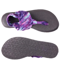Sanuk Yoga Sling 2 Prints Sandal Purple/Blue Marble -Fashion Sandals Store 4429074006059 purplebluemarble 4a