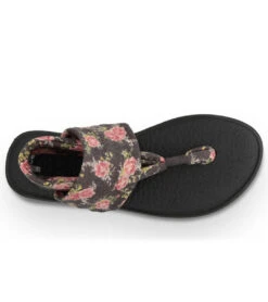 Sanuk Yoga Sling 2 Prints Sandal Charcoal Floral 10 Sanuk Yoga Sling 2 Prints Sandal Charcoal Floral -Fashion Sandals Store 4429074038827 charcoalfloral 5a