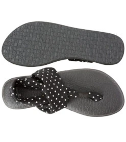 Sanuk Yoga Sling 2 Prints Sandal Black/White Dots -Fashion Sandals Store 4429074104363 blackwhitedots 4a