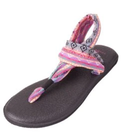 Sanuk Yoga Sling 2 Prints Sandal Magenta/Multi Tribal Stripe -Fashion Sandals Store 4429074169899 magentamultitribalstripe