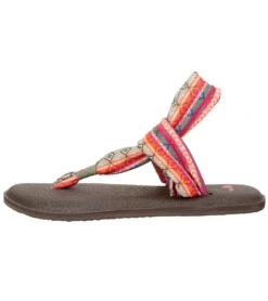 Sanuk Yoga Sling 2 Prints Sandal Olive/Multi Tribal Stripe