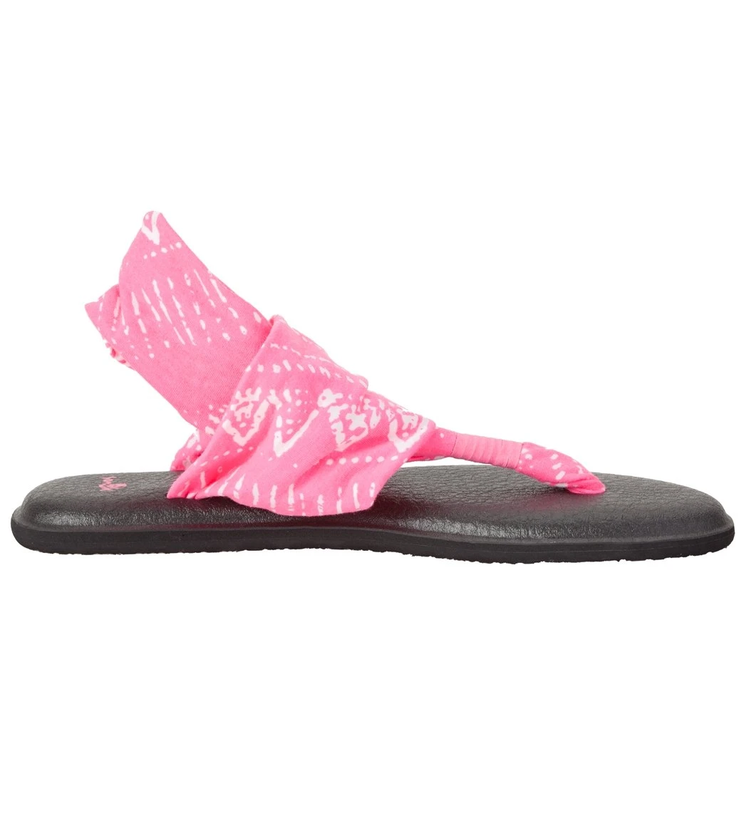 Sanuk Yoga Sling 2 Prints Sandal Hot Pink Tribal 4 Sanuk Yoga Sling 2 Prints Sandal Hot Pink Tribal - Image 2