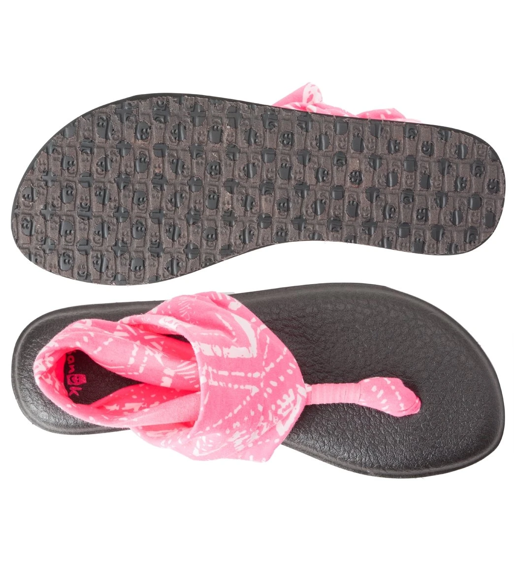 Sanuk Yoga Sling 2 Prints Sandal Hot Pink Tribal 5 Sanuk Yoga Sling 2 Prints Sandal Hot Pink Tribal - Image 3