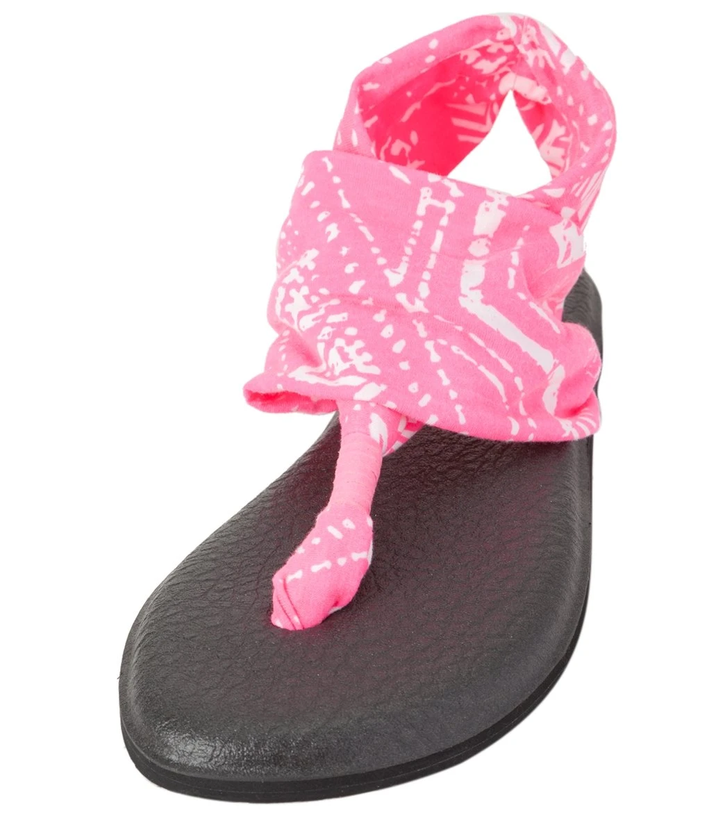 Sanuk Yoga Sling 2 Prints Sandal Hot Pink Tribal 6 Sanuk Yoga Sling 2 Prints Sandal Hot Pink Tribal - Image 4