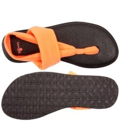 Sanuk Girl's Yoga Sling Burst Sandal -Fashion Sandals Store 4429075251243 tropicalpapayal 4a