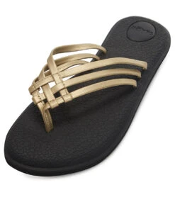 Sanuk Women's Yoga Salty Metallic Sandal -Fashion Sandals Store 4429075775531 champagne 1a