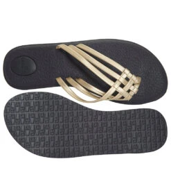 Sanuk Women's Yoga Salty Metallic Sandal -Fashion Sandals Store 4429075775531 champagne 4a