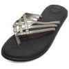 Sanuk Women's Yoga Salty Metallic Sandal -Fashion Sandals Store 4429075841067 pewter 1a