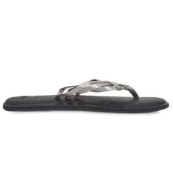 Sanuk Women's Yoga Salty Metallic Sandal -Fashion Sandals Store 4429075841067 pewter 3a