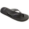 Sanuk Women's Yoga Mat Flip Flop -Fashion Sandals Store 4429076070443 ebony 1a