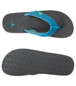 Sanuk Women's Yoga Mat Flip Flop Marine Blue -Fashion Sandals Store 4429076168747 marineblue 4a