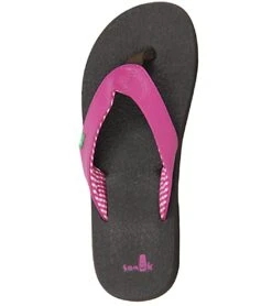 Sanuk Women's Yoga Mat Flip Flop -Fashion Sandals Store 4429076430891 pink 6a