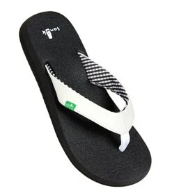 Sanuk Women's Yoga Mat Flip Flop White