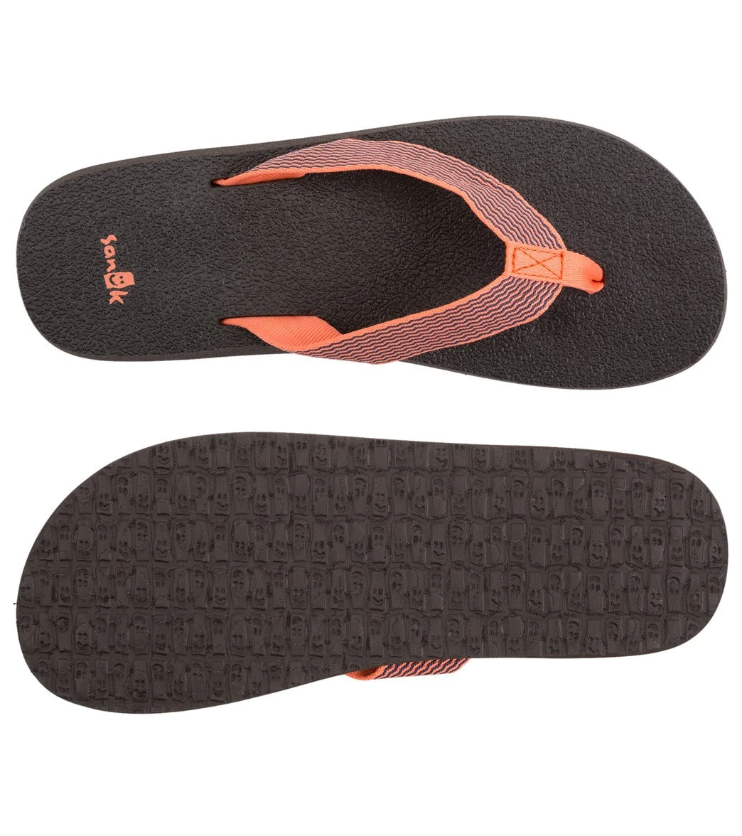 Sanuk Women's Yoga Mat Webbing Flip Flop 6 Sanuk Women's Yoga Mat Webbing Flip Flop - Image 4