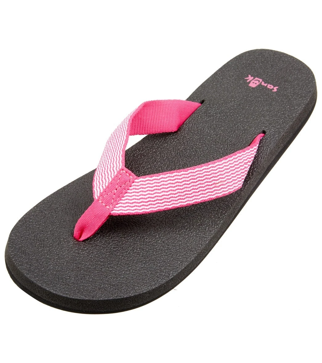 Sanuk Women's Yoga Mat Webbing Flip Flop 8 Sanuk Women's Yoga Mat Webbing Flip Flop - Image 6