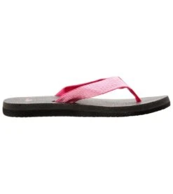 Sanuk Women's Yoga Mat Webbing Flip Flop 29 Sanuk Women's Yoga Mat Webbing Flip Flop -Fashion Sandals Store 4429077577771 fuchsiawhite 3a