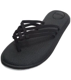 Sanuk Women's Yoga Salty Sandal Black -Fashion Sandals Store 4429078364203 black 1