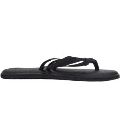 Sanuk Women's Yoga Salty Sandal -Fashion Sandals Store 4429078364203 black 3a