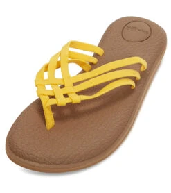 Sanuk Women's Yoga Salty Sandal -Fashion Sandals Store 4429078429739 goldenrod 1a