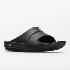 OOFOS OOahh Women's Black -Fashion Sandals Store 570366 5