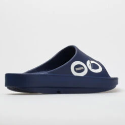 OOFOS OOahh Sport Men's Navy/Navy -Fashion Sandals Store 570423 6