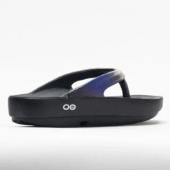 OOFOS OOlala Luxe Women's Black/Calypso -Fashion Sandals Store 570568 6