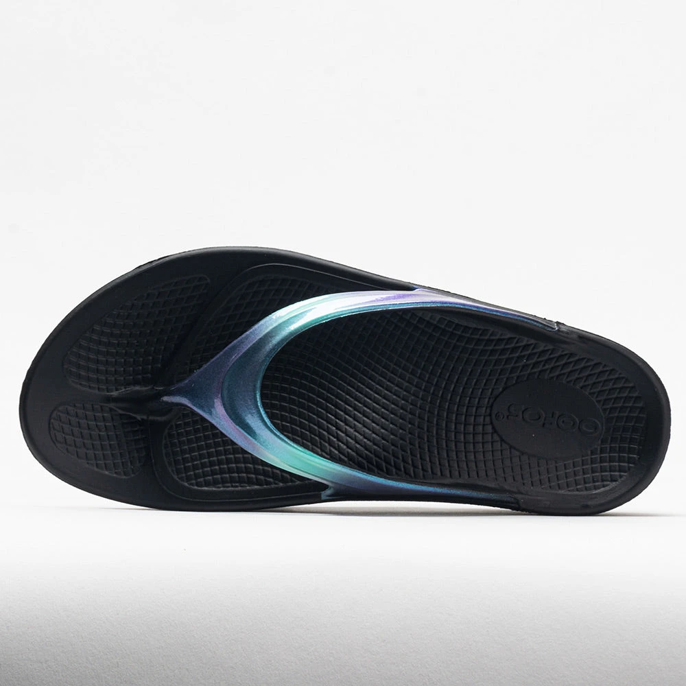 OOFOS OOlala Luxe Women's Black/Atlantis 4 OOFOS OOlala Luxe Women's Black/Atlantis - Image 2