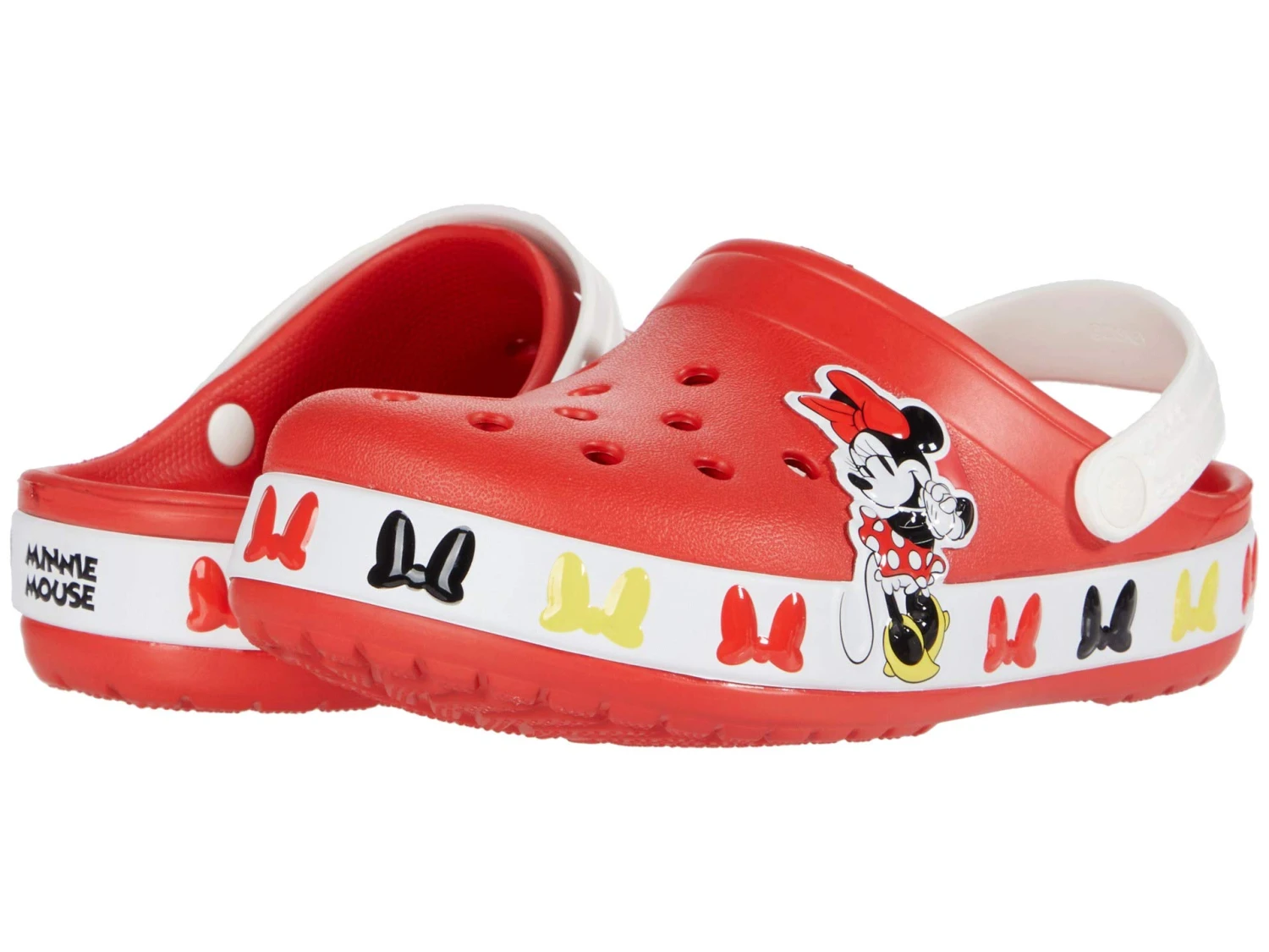 Crocs Kids Fun Lab Disney Minnie Mouse™ Band Clog (Toddler/Little Kid) 3 Crocs Kids Fun Lab Disney Minnie Mouse™ Band Clog (Toddler/Little Kid)