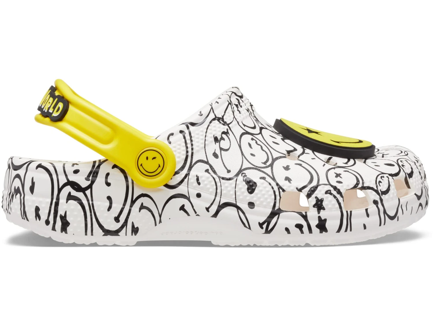Crocs Kids Zappos Print Lab: SmileyWorld® Classic Clog (Little Kid/Big Kid) 8 Crocs Kids Zappos Print Lab: SmileyWorld® Classic Clog (Little Kid/Big Kid) - Image 6