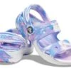Crocs Kids Classic Marbled Tie-Dye Sandal (Toddler)