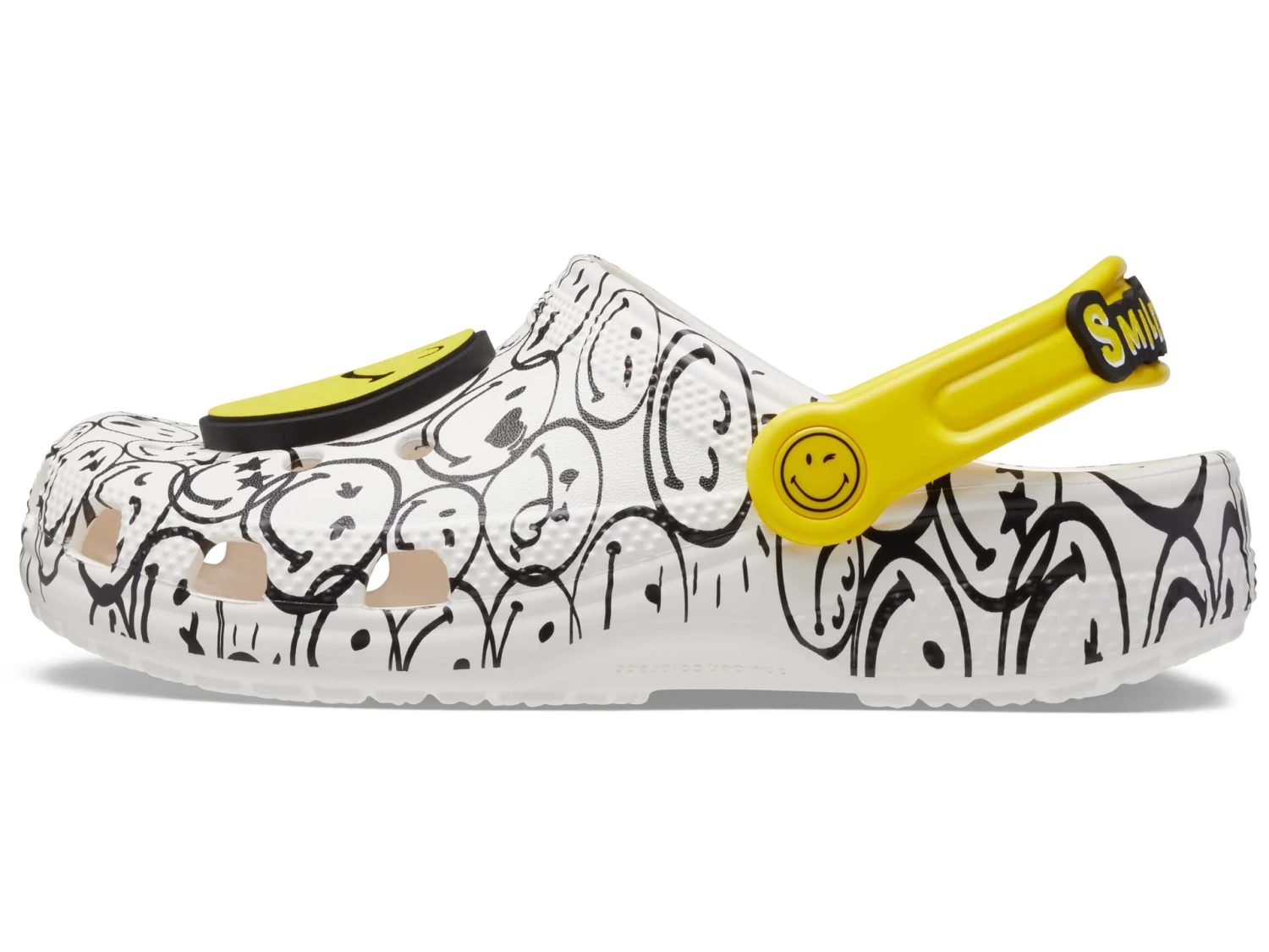 Crocs Kids Zappos Print Lab: SmileyWorld® Classic Clog (Little Kid/Big Kid) 6 Crocs Kids Zappos Print Lab: SmileyWorld® Classic Clog (Little Kid/Big Kid) - Image 4
